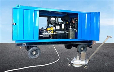 2500 bar rozsdaeltávolító hidrofúvós gép